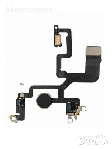 ЛЕНТОВ КАБЕЛ СВЕТКАВИЦА И МИКРОФОН ЗА IPHONE 12 PRO MAX (A2411), снимка 2 - Резервни части за телефони - 51883597