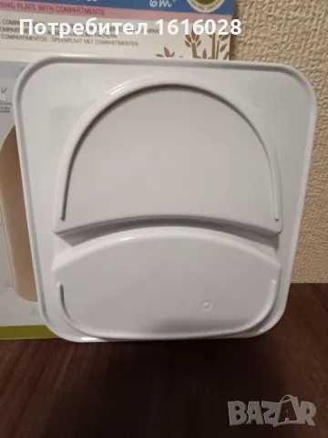 OOPS - детска чиния за хранене с 2 отделения., снимка 4 - Прибори, съдове, шишета и биберони - 50235491