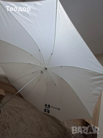 Чадъри 3 броя - фотографски, снимка 6 - Чанти, стативи, аксесоари - 54093759