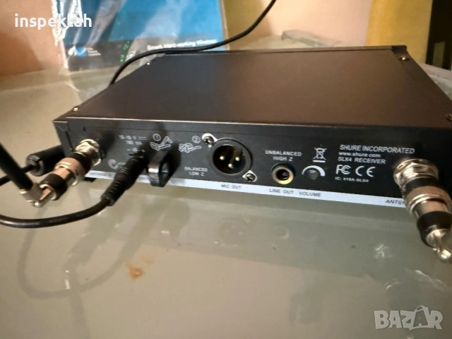 SHURE SLX4, снимка 5 - Микрофони - 53719778