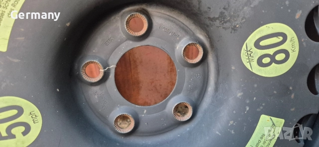 резервна гума патерица за мерцедес mercedes 5x112 17 цола, снимка 3 - Части - 52527792