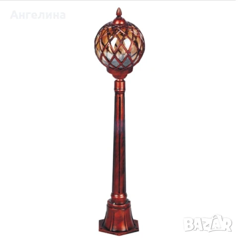 Градински Фенер Madlen със стойка, E27, IP44, снимка 1