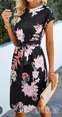 Цветна  дълга рокля, снимка 10 - Рокли - 51548453