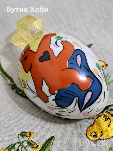 Голямо великденско яйце Villeroy&Boch, снимка 3 - Антикварни и старинни предмети - 45012419