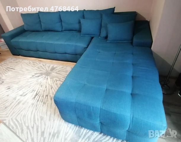 Ъглов разтегателен диван , снимка 6 - Дивани и мека мебел - 53924112