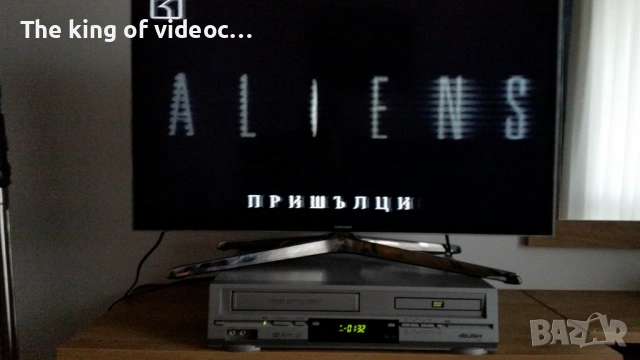 Видеокасета записи от Канал 1 : "Пришълци 86г. ", "Алф", " Елвис" VHS