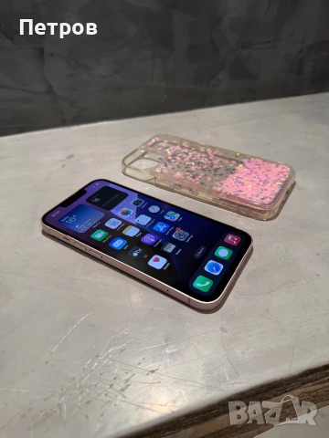 КАТО НОВ Iphone 13 Pink 128 GB, 100% батерия, снимка 7 - Apple iPhone - 54220434
