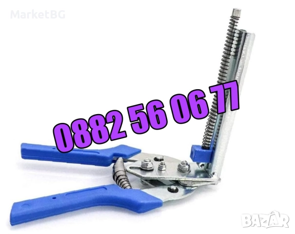 Клещи за връзване на колбаси, клещи за връзване на луканки + 600 скоби, снимка 4 - Друго търговско оборудване - 51786240