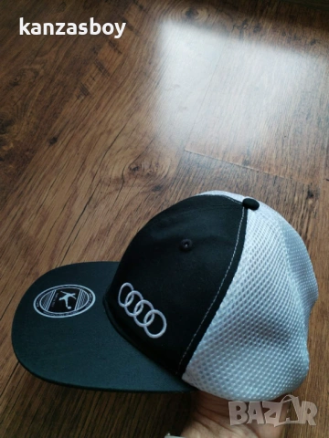 audi cap - страхотна мъжка шапка КАТО НОВА  универсален размер, снимка 7 - Шапки - 54264161