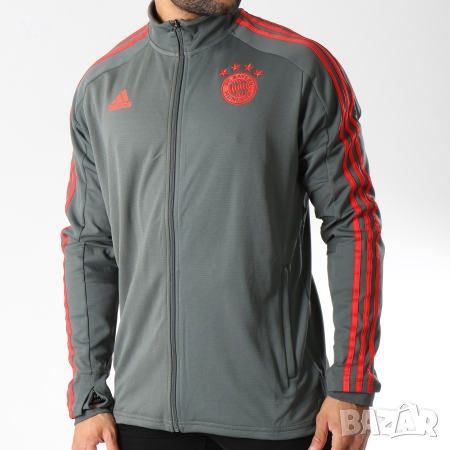 Оригинално мъжко горнище Adidas x F.C. Bayern Munchen / Season 18-19 (Training), снимка 5 - Спортни дрехи, екипи - 46755027