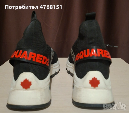 Черни обувки DQ2 (Dsquared2), снимка 3 - Други - 53870496