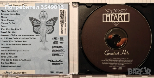 Неофициални cd / цд компакт дискове - нови - HEART [GREATEST HITS], снимка 4 - CD дискове - 53773830