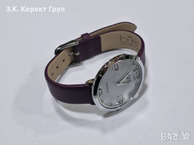 Дамски часовник Burgi BUR119PU Classic Diamond, снимка 6 - Дамски - 53701389