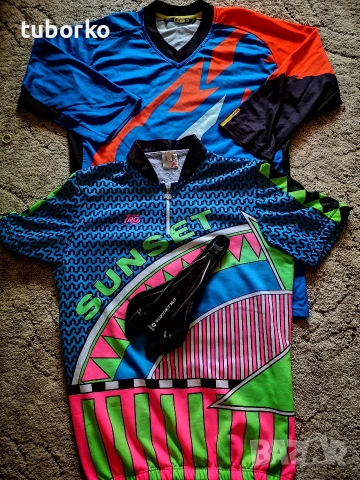 Седалка Giant Contact SLR + вело джърсита Mavic и Tro