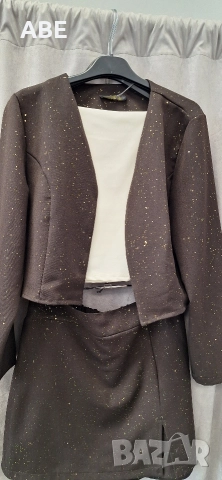 Сет пола-панталон и сако, снимка 3 - Комплекти - 52846029