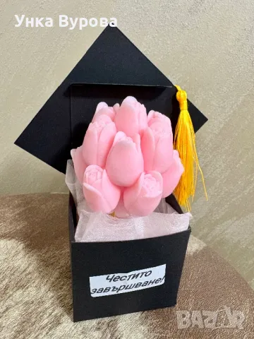 Подарък за завършване (соев восък), снимка 2 - Други - 50049742