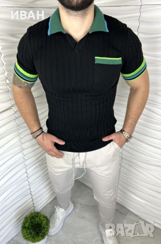 Мъжка спортно елегантна тениска в три цвята, снимка 1 - Тениски - 46479351