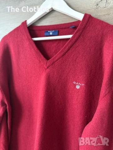 Пуловер Gant вълнен, снимка 2 - Пуловери - 53445857