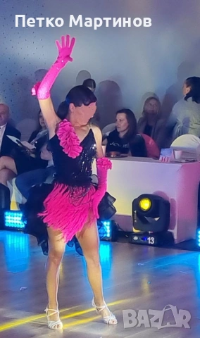 Рокля за спортни танци- латина, снимка 4 - Детски рокли и поли - 54236060