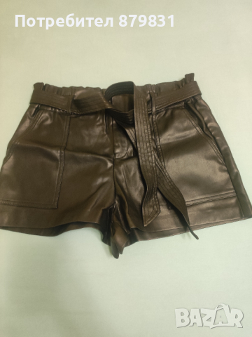 Кожени панталони , снимка 1 - Къси панталони и бермуди - 44966567