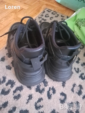 Черни маратонки само за фетиш, снимка 6 - Маратонки - 53443474