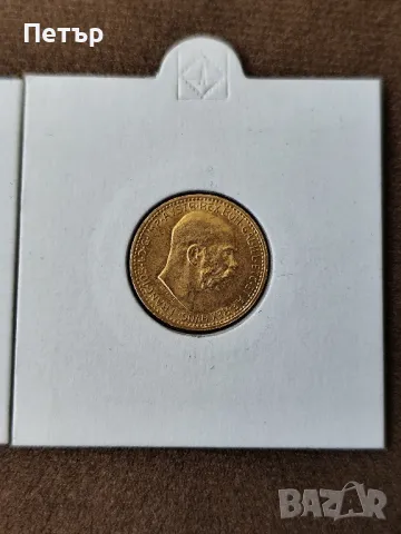 10 златни корони Австрия без гравьор , снимка 3 - Нумизматика и бонистика - 50106101