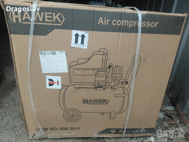 Prodavam kompresor za vazduh 50.litra HAWEK,nemski,, снимка 2 - Компресори - 54143380