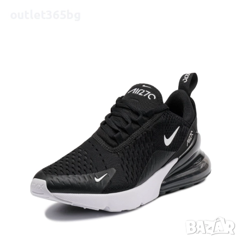 Nike - Air Max 270 номер 37.5 дамски черни Оригинал Код 7502, снимка 4 - Маратонки - 52283483