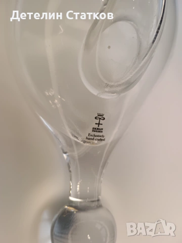 Ретро стъклен барометър- ръчна изработка, снимка 3 - Колекции - 54021827