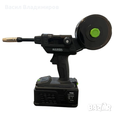 Инверторен телоподаващ апарат без газ Hawek 400A – професионално заваряване с една ръка, снимка 2 - Други инструменти - 53616833