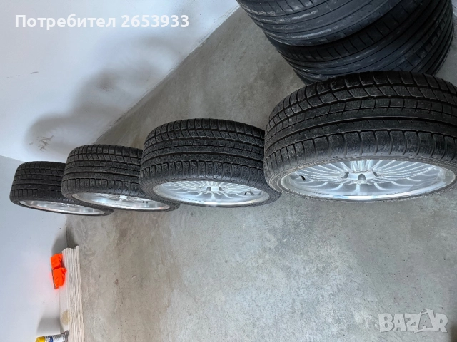Страхотни оригинални джанти 22” със зимни гуми 295/30/22 за BMW X6 X5 5x120 74.1mm, снимка 2 - Гуми и джанти - 52957015