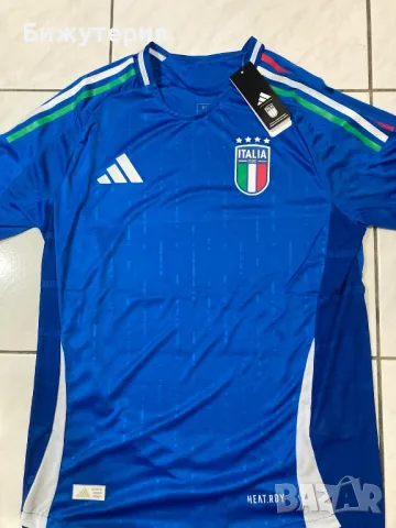 Italy Home Jersey 24/25 Adidas (Authentic Jerseys), снимка 1 - Спортни дрехи, екипи - 47560335