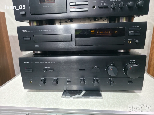 Сет Yamaha усилвател AX 570 дек KX 260 тунер TX 470 и CD X 870 , снимка 3 - Ресийвъри, усилватели, смесителни пултове - 53541041