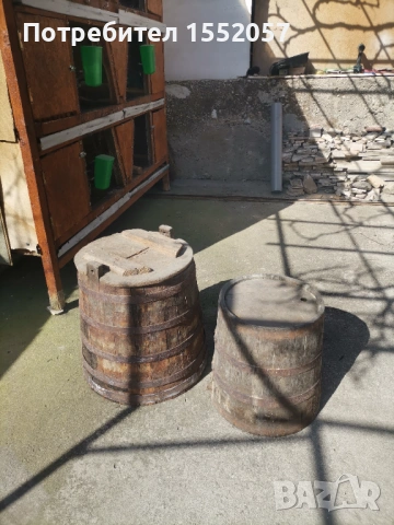 Старинни дървени каци , снимка 2 - Антикварни и старинни предмети - 53797473