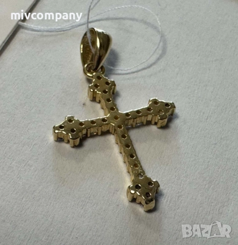 Златна висулка(кръст) 1.16гр., снимка 6 - Колиета, медальони, синджири - 52064230
