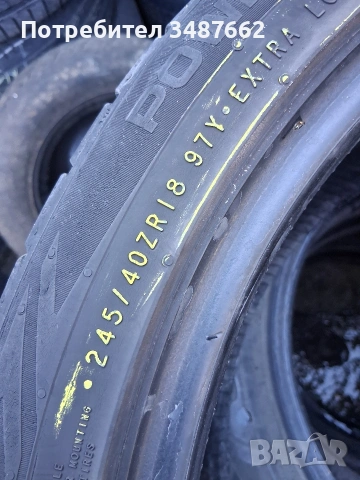 245 40 18 NOKIAN 2бр летни дот 2020г , снимка 4 - Гуми и джанти - 53659712