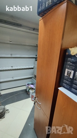 Еднокрил гардероб с две врати ирафтове със заключване - Офис шкаф 42/200/40, снимка 12 - Шкафове и рафтове - 53818981