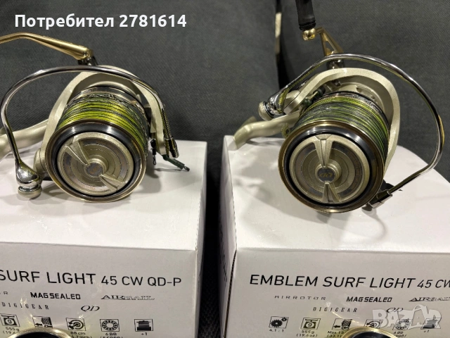 Макари daiwa emblem surf 23, снимка 5 - Макари - 54152618