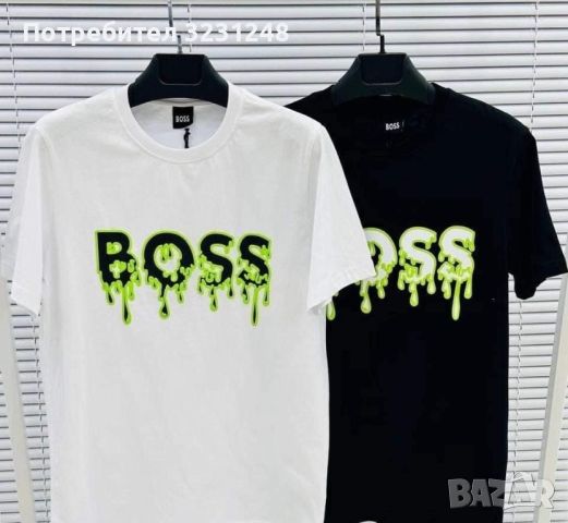 Мъжка тениска Hugo Boss, снимка 5 - Тениски - 45342711