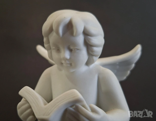 Порцеланов ангел с книга (10 см) - Rosenthal, снимка 6 - Статуетки - 53950525