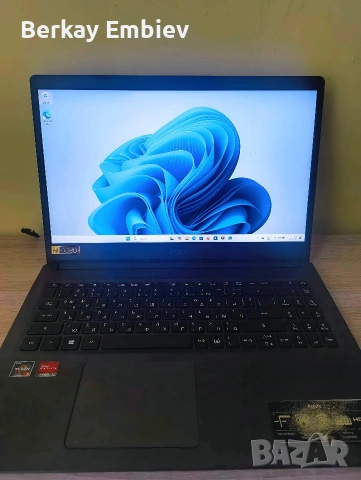 Acer Aspire 3 Ryzen 5 / SSD / 8GB-Готов за работа, снимка 2 - Лаптопи за игри - 53935813