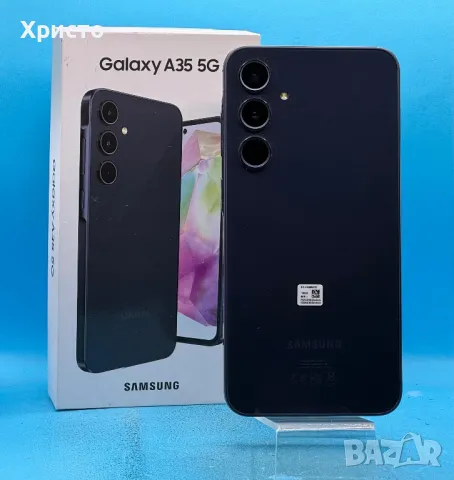 ГАРАНЦИОНЕН!!! Samsung Galaxy A35, 6GB, 128GB, 5G, Awesome Navy, снимка 5 - Samsung - 48232743