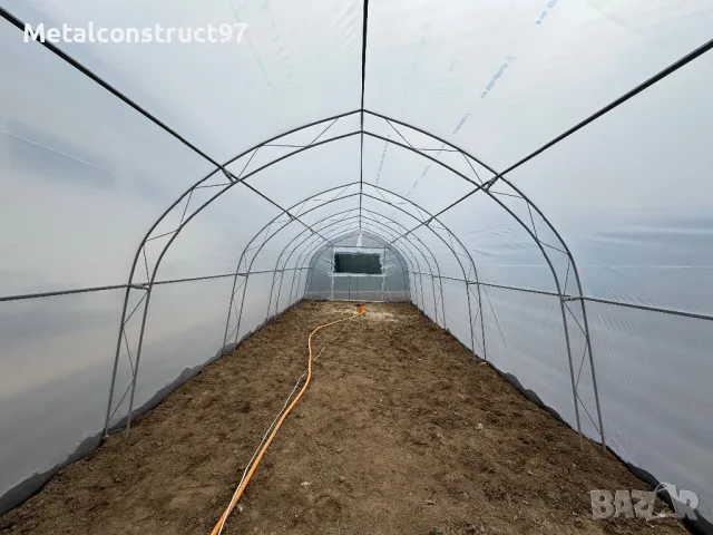 Хоби Оранжерии 4 м ширина тип тунелни, снимка 7 - Оранжерии - 49639464