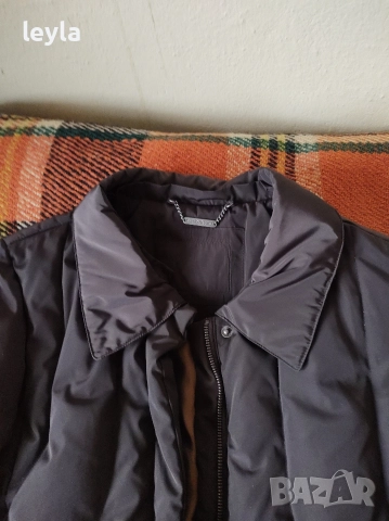 дълго шушляково палто,кафяво,ново, размер,,S илиM с кожена яка, снимка 3 - Якета - 52984907