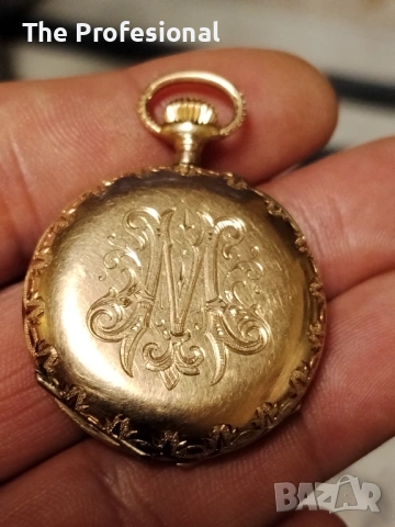 Златен часовник, снимка 6 - Антикварни и старинни предмети - 53286138