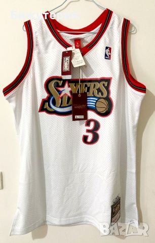 Оригинален мъжки баскетболен потник на Allen Iverson 1997-1998 , снимка 1 - Спортни дрехи, екипи - 45404669
