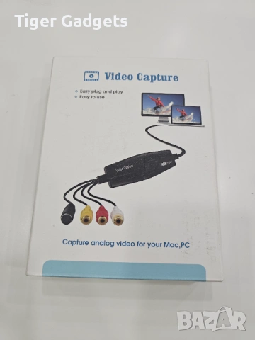 BR117 VHS to Digital Converter – USB видео конвертор (RCA към USB, VHS/Hi8/MiniDV), снимка 6 - Друга електроника - 53975311