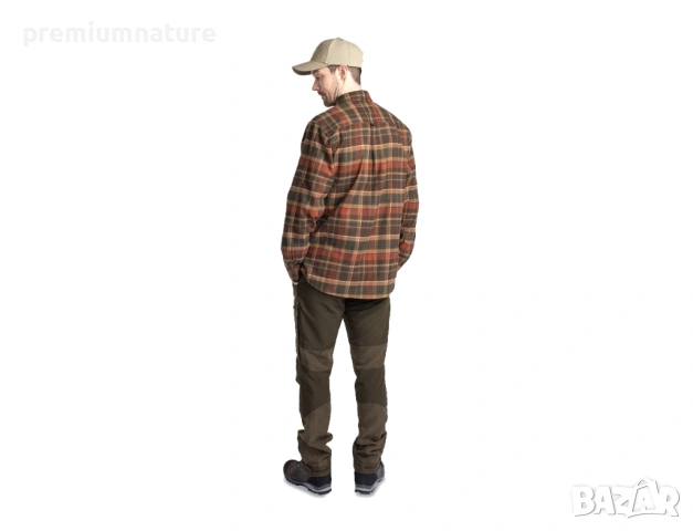 🏕️ ОФЕРТА → Pinewood / мъжка хибридна ловна риза ○, снимка 8 - Ризи - 53924926