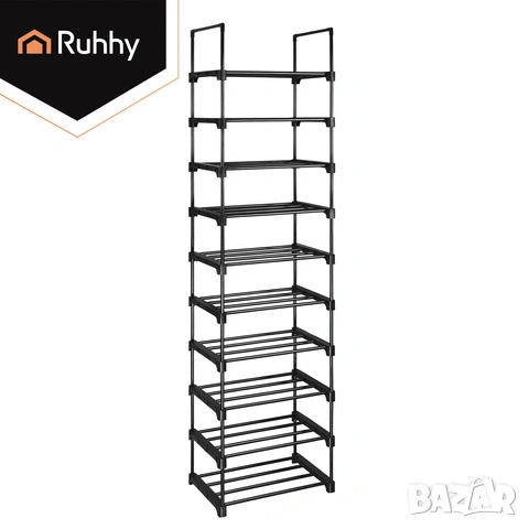 Метална етажерка за обувки / Поставка за обувки / Рафт за обувки, снимка 6 - Етажерки - 53667284