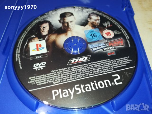 SMACK DOUN VS RAW 2010 PS2 GAME 1907241023, снимка 2 - Игри за PlayStation - 46629069